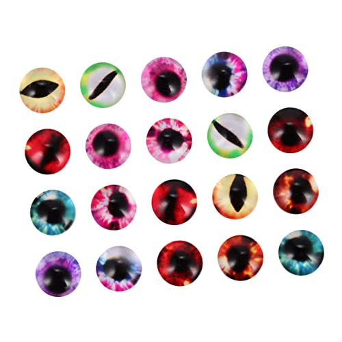 Lurrose Glas-edelstein-Patches – 50 Stück Rund Für Puppenspielzeug Schmuckprojekte Dekorative Augen von Lurrose