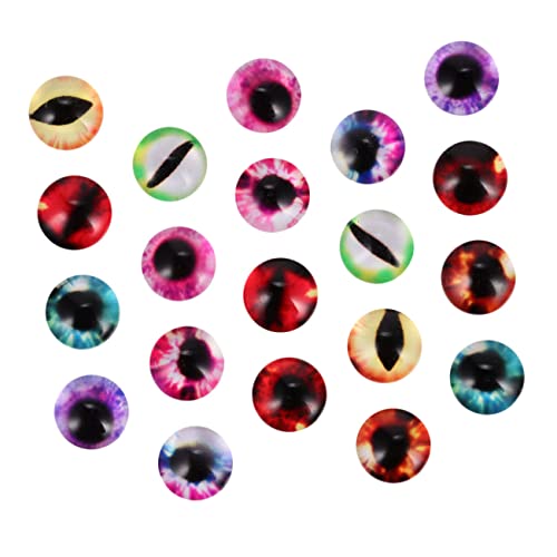 Lurrose 50 Stück Runde Glas-augäpfel Bastelaugen Spielzeug Für Babypuppen Gefälschte Augäpfel Halloween-augäpfel Dekorationen Lurrose 50 Stück Runde Glas-augäpfel Bastelaugen Spielzeug Für Babypuppen Gefälschte Augäpfel Halloween-augäpfel Dekorationen von Lurrose