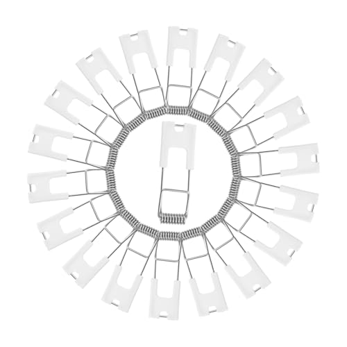 Lurrose 50 Stück Teiliges Downlight Federklemmen aus Robustem Material Einfache Montage Kompatibel mit Einbauleuchten und Panel Lampen Stabile Lichtbefestigung für Deckenleuchten von Lurrose