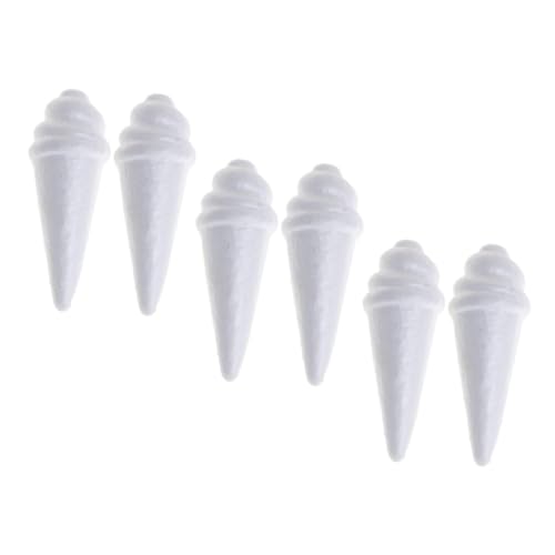 Lurrose Eiscreme-Formen Malschäume 6 Stück Schaumstoffformen Stäbchen Requisiten Für Jungen Und Mädchen von Lurrose