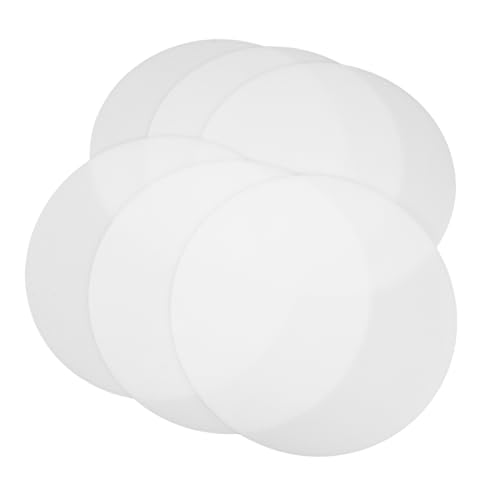 Lurrose 6 Stück LED Downlight Diffusor Abdeckung Flach Design Lichtstreuung für Kronleuchter Lampenschirme Einfache Montage Langlebig Gleichmäßige Ausleuchtung Kompatibel mit LED Lampen von Lurrose