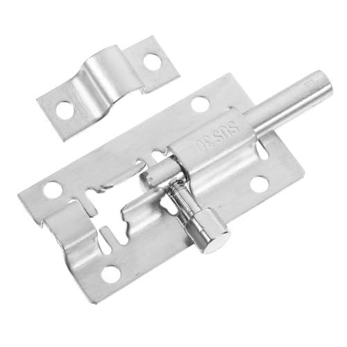 Lurrose 6 Stück Teiliges Edelstahl Schieberiegel Türschloss Riegel für Türen Fenster Schränke Rostfrei Robust Vielseitig Einsetzbar Einfache Montage Langlebiger Schutz von Lurrose