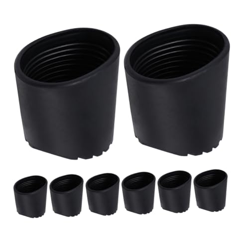 Lurrose 8 Stück Teiliges Rutschfeste Leiterfußschutzkappen aus Gummi Multifunktionale Outdoor Falttleitern Endkappen für Sicheren Stand Beim Camping Reparaturen und Zuhause von Lurrose