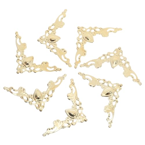 Lurrose 80 Stück Teiliges Vintage Metall Ecken Schutz für Bücher Alben Scrapbooking Dekorative Hohle Eisen Kantenabdeckung Robust und Elegant für Schutz und Verzierung Lurrose 80 Stück Teiliges Vintage Metall Ecken Schutz für Bücher Alben Scrapbooking Dekorative Hohle Eisen Kantenabdeckung Robust und Elegant für Schutz und Verzierung von Lurrose