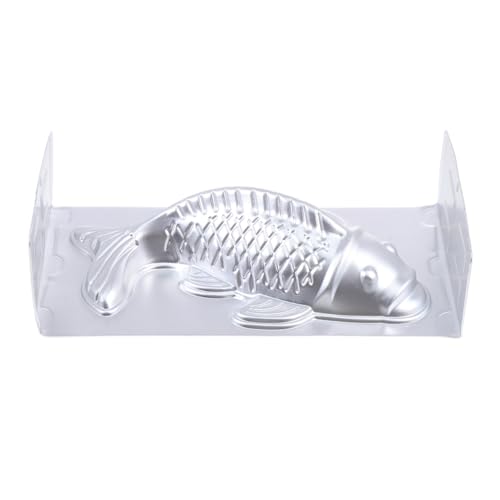 Lurrose Koi Fisch 3D Form Kuchen Schokoladenform Aluminium Fisch Backform Fisch Aluminium Kuchenform Jelly Kuchen Pudding Schimmelpilze für Dekoration Backformen Silber Lurrose Koi Fisch 3D Form Kuchen Schokoladenform Aluminium Fisch Backform Fisch Aluminium Kuchenform Jelly Kuchen Pudding Schimmelpilze für Dekoration Backformen Silber von Lurrose