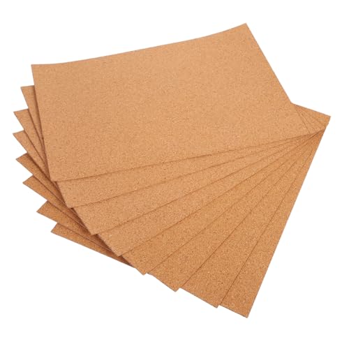 Lurrose 8stücke Selbstklebende Korkplatte Für Büro Hochzeit Isolierung Untersetzer Wanddekoration Basteln DIY Projekt Zum Aufkleben von Lurrose