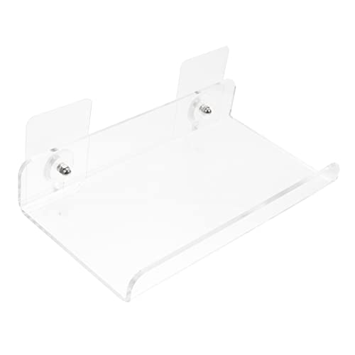 Lurrose Acryl Ausstellungsständer Transparente Vinylbürste Für Schallplatten Steckdosen Player An Der Wand Montierter Halter Für Tücher Und Masken Selbstklebendes Eckregal von Lurrose