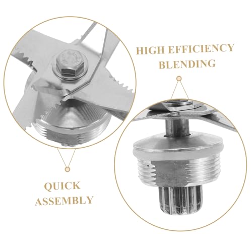 Lurrose Blender Ersatzteile Blättriges Messer Set mit Antriebsmuffe und Schlüssel für Sojamilchbereiter Robuste Vielseitige Schneidklinge für Harte und Weiche Zutaten Einfache Montage Lurrose Blender Ersatzteile Blättriges Messer Set mit Antriebsmuffe und Schlüssel für Sojamilchbereiter Robuste Vielseitige Schneidklinge für Harte und Weiche Zutaten Einfache Montage von Lurrose