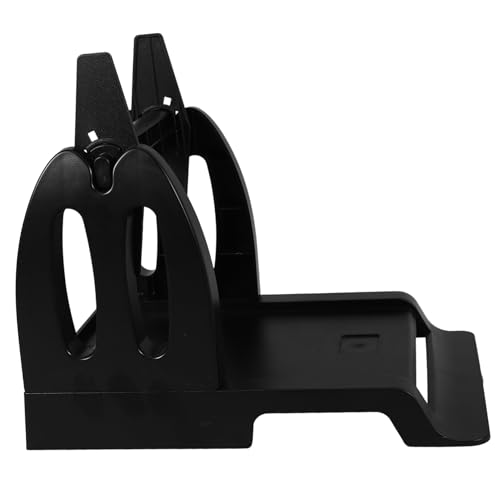 Lurrose Desktop Etikettenhalter für Thermodrucker Professioneller Label Roll Holder für Thermoetiketten Kompatibel mit Gängigen Druckern Einfach zu Montieren Schwarz von Lurrose