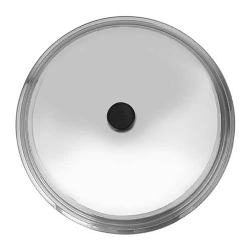 Lurrose Edelstahl-Pfannendeckel Universalpfannen Töpfe Deckel Bratpfannendeckel Deckel Wok-Deckel Zum Kochen (40 Cm) von Lurrose