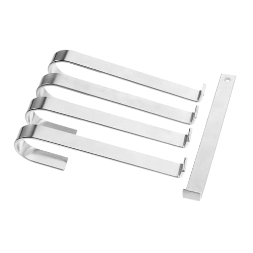 Lurrose Edelstahl Seitliche Aufhängehaken Ohne Bohren Vinyl Siding Clips Stabil Für Pflanzen Lichter Dekorationen Außenbereich von Lurrose