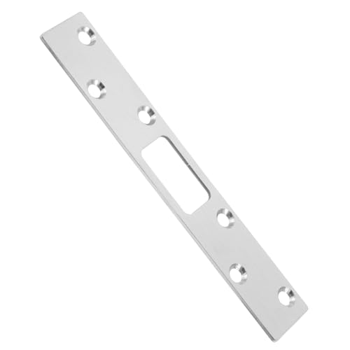 Lurrose Edelstahl Türschloss Verstärkungsplatte Türfalle Schutzplatte für Innen Außentüren mit Schrauben Einfache Montage Erhöhte gegen Einbruch Lurrose Edelstahl Türschloss Verstärkungsplatte Türfalle Schutzplatte für Innen Außentüren mit Schrauben Einfache Montage Erhöhte gegen Einbruch von Lurrose