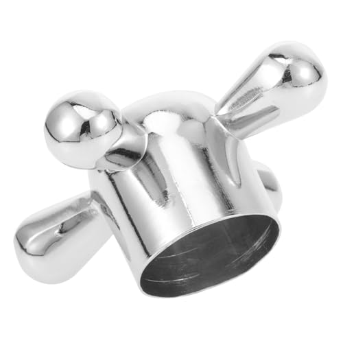 Lurrose Ersatzteil Wasserhahn Handrad aus Metall Robustes Absperrventil mit Schnellem Öffnungsmechanismus Kompatibel für Waschbecken und Küchenspülen Installieren Klassisches Design für von Lurrose