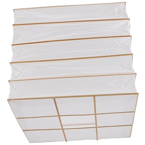 Lurrose Faltbarer Papierlampenschirm Quadratischer Lampenschirm Hochwertigem Papier Faltbar für Stimmungsvolle Beleuchtung Wohnräumen Hochzeiten und Garten Dekoration Lurrose Faltbarer Papierlampenschirm Quadratischer Lampenschirm Hochwertigem Papier Faltbar für Stimmungsvolle Beleuchtung Wohnräumen Hochzeiten und Garten Dekoration von Lurrose