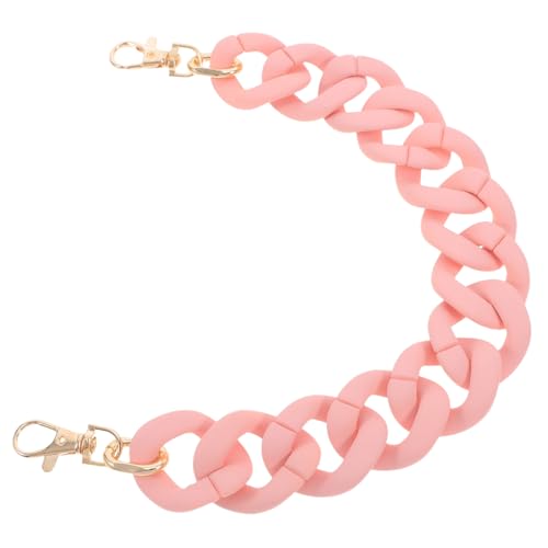 Lurrose Flache Acryl Handtaschen Kettenriemen Ersatz Tragegriffe mit Schnallenclips für DIY Bastelprojekte Robuste Langlebige Konstruktion für Handtaschen und Clutches von Lurrose