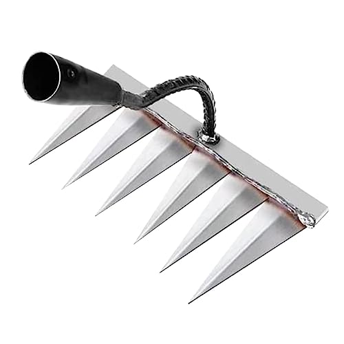 Lurrose Hochcarbonstahl Gartenrechen Ohne Griff Handrechen Für Lockern Und Jäten Von Erde Für Gartenarbeit Und Pflanzenpflege Lurrose Hochcarbonstahl Gartenrechen Ohne Griff Handrechen Für Lockern Und Jäten Von Erde Für Gartenarbeit Und Pflanzenpflege von Lurrose