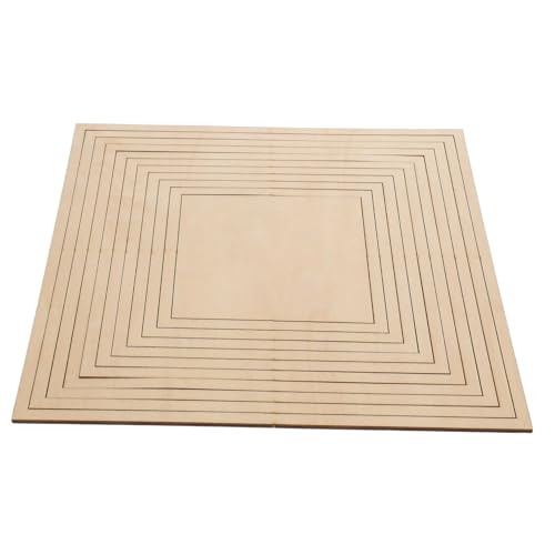 Lurrose Geometrisches Keramik Tonformungsset Quadratische Schneidführung Holz Konzentrische Kanten für Präzise Modellierung Abnehmbar für DIY Töpferarbeiten und Tonplattenherstellung Lurrose Geometrisches Keramik Tonformungsset Quadratische Schneidführung Holz Konzentrische Kanten für Präzise Modellierung Abnehmbar für DIY Töpferarbeiten und Tonplattenherstellung von Lurrose