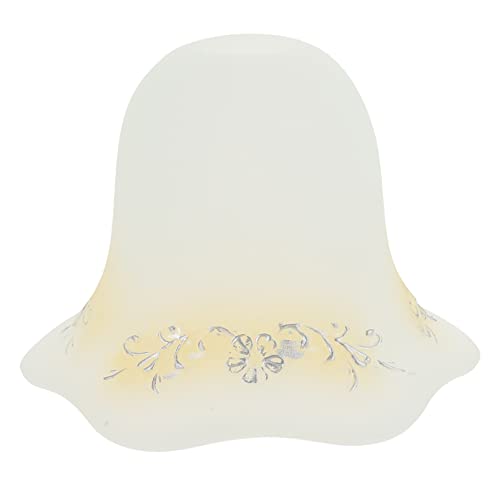 Lurrose Glas Lampenschirm Ersatzglas Kronleuchter Schatten Pendelleuchte Blumen Form Ersatzschirm E27 Lampenglas Stehlampe Lampenabdeckung für Tischlampe Wandlampe Hängelampe Wandleuchte Schirm von Lurrose