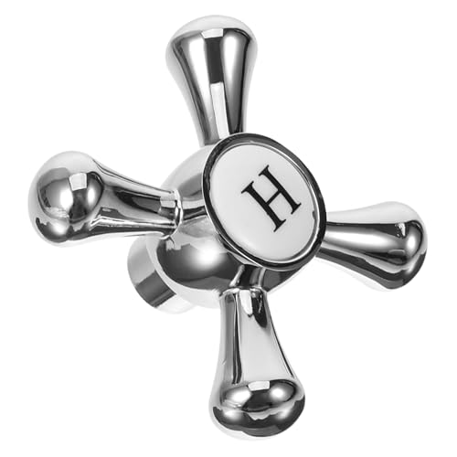 Lurrose Küche Wasserhahn Griff Aus Zinklegierung Für Waschbecken Und Duschgriffersatz Universeller Badezimmerhahngriff Für Waschtisch von Lurrose