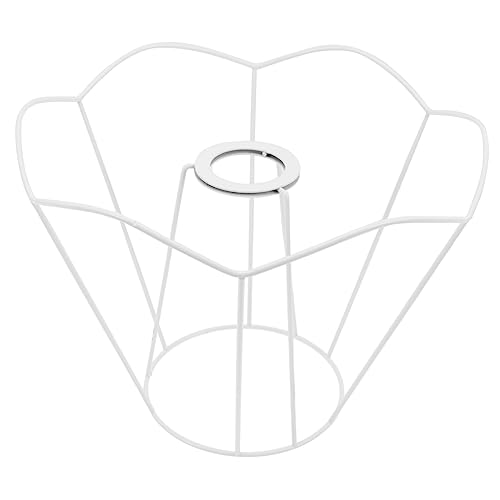 Lurrose Hängelampe Lampenschirm Rahmen Ersatzschirm Gestell Rohling Ring E27 Pendelleuchte Schirm Eisen Ersatz Lampe Drahtgestell Wandlampe Tischlampe Stehlampe Metallschirm Landhausstil Deko von Lurrose