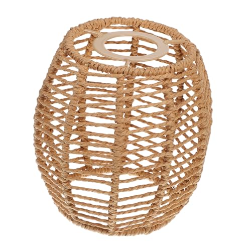 Lurrose Handgefertigter Gewebter Lampenschirm aus Papierseil Rustikal Deckenleuchte Abdeckung Pendelleuchte für Wohnzimmer Hotpot und Grillrestaurants Lampenfassung Karierte Farbe Lurrose Handgefertigter Gewebter Lampenschirm aus Papierseil Rustikal Deckenleuchte Abdeckung Pendelleuchte für Wohnzimmer Hotpot und Grillrestaurants Lampenfassung Karierte Farbe von Lurrose