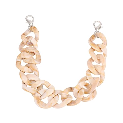 Lurrose Taschenketten Aus Acryl Ersatzkette Mit Hängeschnallen DIY-taschengurte Tragetaschengurte Für Damentaschen Abnehmbar Robust von Lurrose