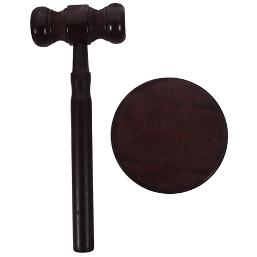 Lurrose Holzhammer Gavel für Grabwoche Zeremonien Solider Auktionshammer aus Robustem Holz Vielseitiges Gerichtshammer für Elegant und Langlebig Inklusive Sockel Lurrose Holzhammer Gavel für Grabwoche Zeremonien Solider Auktionshammer aus Robustem Holz Vielseitiges Gerichtshammer für Elegant und Langlebig Inklusive Sockel von Lurrose