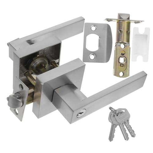 Lurrose Innengriff Türschloss Türknauf Zimmerschloss Für Schlafzimmer Haustürgriff Schwarz Cerradura Dormitorio Schlafzimmerschloss Innentürschloss Mit Schlüssel Türschloss Für Innentür Lurrose Innengriff Türschloss Türknauf Zimmerschloss Für Schlafzimmer Haustürgriff Schwarz Cerradura Dormitorio Schlafzimmerschloss Innentürschloss Mit Schlüssel Türschloss Für Innentür von Lurrose