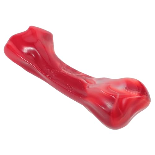 Lurrose Kauspielzeug für Hunde mit künstlichem Knochen, Rindfleischgeschmack, aggressiver Beißstab für kleine, mittelgroße und große Hunde, die beim Zähneknirschen im Innenbereich zahnen von Lurrose