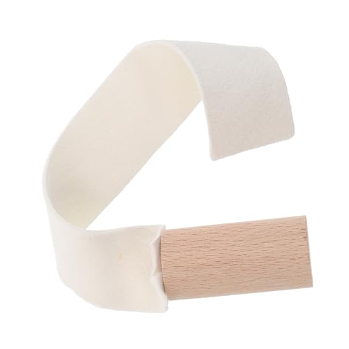 Lurrose Trimmmesser Mit Holzgriff Und Wildlederband Zum Polieren Und Glätten Von Keramik Für Profis Und Anfänger Im Heimwerkerbereich von Lurrose