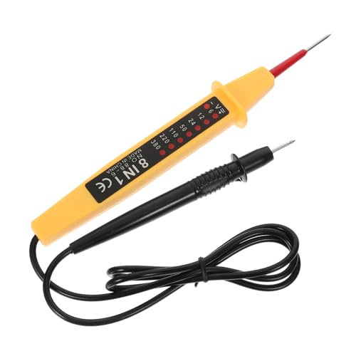 Lurrose Kfz Spannungsprüfer Multifunktionaler Auto Voltage Detector Elektrischer Tester für Präzise Kabel und Schaltkreisprüfung Leichtes Design Einfache Einhandbedienung Langlebiges von Lurrose