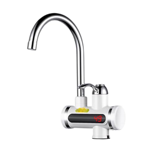 Lurrose LED Digital Display Wasserhahn Elektrischer Wasserkocher Mischbatterie für Küche mit Instant Heizung und Geeignet für Waschbecken und Spüleneu Stecker Zufällige Zufällige Farbe von Lurrose