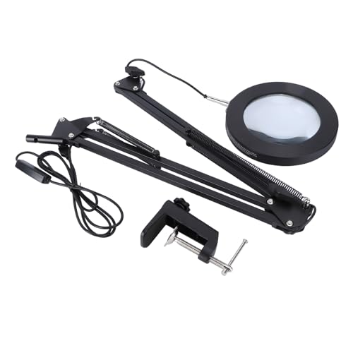 Lurrose LED Vergrößerungstischlampe mit Ausziehbarem Arm Dimmbares LED Licht Helligkeitsstufen Drehbar Metallklemme für Schweißarbeiten Basteln Lesen und Kosmetik Lurrose LED Vergrößerungstischlampe mit Ausziehbarem Arm Dimmbares LED Licht Helligkeitsstufen Drehbar Metallklemme für Schweißarbeiten Basteln Lesen und Kosmetik von Lurrose