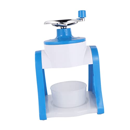 Lurrose Manueller Eiscrusher Mini Eiszerkleinerer für Zuhause Handbetriebene Eismaschine Blau für Shaved Ice Slush Smoothies und Gefrorene Getränke Einfach zu Bedienen Leicht zu Reinigen Lurrose Manueller Eiscrusher Mini Eiszerkleinerer für Zuhause Handbetriebene Eismaschine Blau für Shaved Ice Slush Smoothies und Gefrorene Getränke Einfach zu Bedienen Leicht zu Reinigen von Lurrose