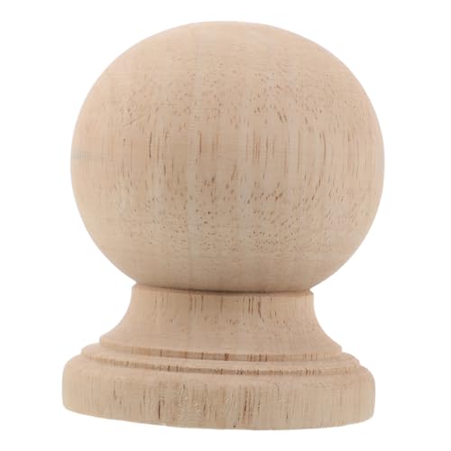 Lurrose Massive Holzdekorationssäulen Treppenfinialdekoration DIY Möbel Topper Vintage Finial Decoration rustikales DIY -Möbelfinial hölzerne Finial Toper unfertige Lampenfinial Beige Lurrose Massive Holzdekorationssäulen Treppenfinialdekoration DIY Möbel Topper Vintage Finial Decoration rustikales DIY -Möbelfinial hölzerne Finial Toper unfertige Lampenfinial Beige von Lurrose