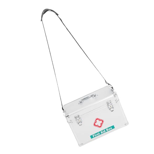 Lurrose Apothekenbox Aus Aluminiumlegierung Tragbarer Medikamenten-organizer Mit Griff Wasserdichte Medikamenten-aufbewahrungsbox Für Schrank Für Zuhause Und Reisen Lurrose Apothekenbox Aus Aluminiumlegierung Tragbarer Medikamenten-organizer Mit Griff Wasserdichte Medikamenten-aufbewahrungsbox Für Schrank Für Zuhause Und Reisen von Lurrose