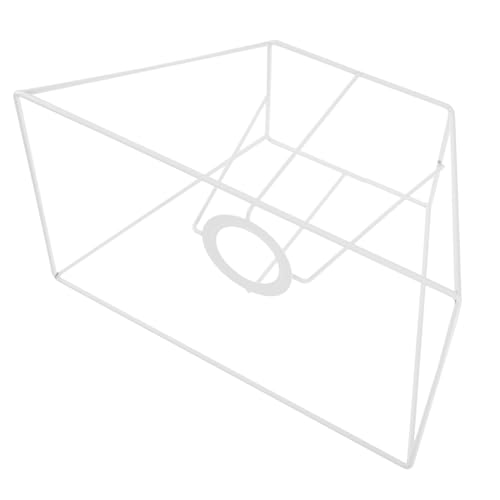 Lurrose Metall Lampenschirmrahmen DIY Rundes Lampenschirm Gestell Stabile Lampenhalterung für Tischleuchten Vielseitig und Einfach zu Gestalten von Lurrose
