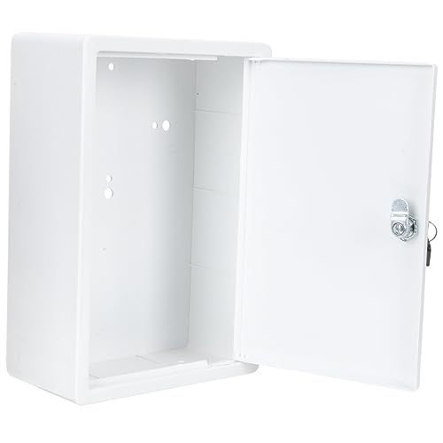 Lurrose Milchbox Mit Schloss Und Griffen Organizer Für Milchflaschen Und Post Aus Robustem Kunststoff Tragbar Wand Montierbar Für Zuhause Und Garten von Lurrose