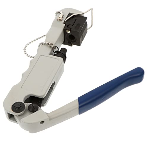 Lurrose Multifunktionale Head Crimpzange Kabelabisolierer Kabelschneider Werkzeug für Kabelpressung und Abisolierung Robustes Presswerkzeug für Koaxial und Netzwerkkabel Lurrose Multifunktionale Head Crimpzange Kabelabisolierer Kabelschneider Werkzeug für Kabelpressung und Abisolierung Robustes Presswerkzeug für Koaxial und Netzwerkkabel von Lurrose