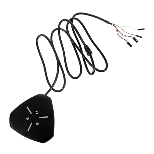 Lurrose Pc Power Button Steuerung mit Verlängerungskabel für Desktop Computer Robuster Netzschalter für Pc Zubehör Installieren und Vielseitig Einsetzbar Büro und Zuhause von Lurrose