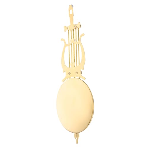 Lurrose Pendelhöhe Bell Accessoires Wanduhrwerk Bob Retro Uhren Modern Hängende Pendeluhr Taktmechanismen Große Uhr Mechanismus Hände Dekorativ Welle Ersatz Bastelpendeluhr Golden Metall von Lurrose