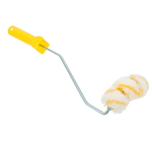 Lurrose Rad Rohrroller Pinsel mit Ergonomischem Griff kein Tropfen Langlebig und Vielseitig für Malerarbeiten und Renovierung an Rohren und Engen Stellen von Lurrose