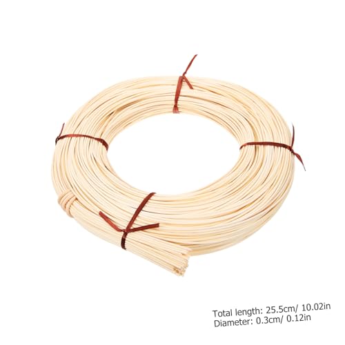 Lurrose Rattan Flechtmaterial Natürliches Indonesisches Rattan Reparaturset für Möbel Stühle Körbe Flexible Langlebige Flechtstreifen für DIY Korbmöbel Instandhaltung von Lurrose