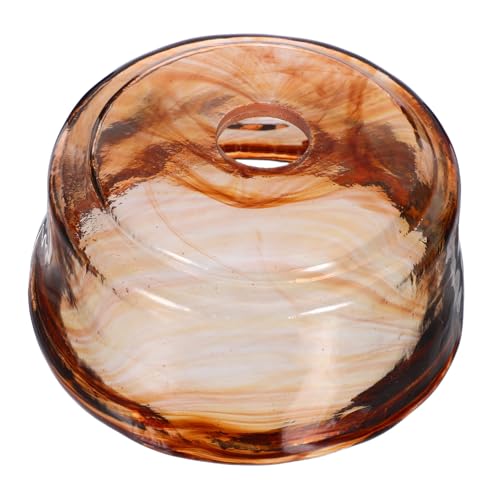 Lurrose Retro Glas Lampenschirm Vintage Öffnung Ersatz Glas Lampenschirm Für Deckenleuchte Bar Schlafzimmer Küchendekor von Lurrose