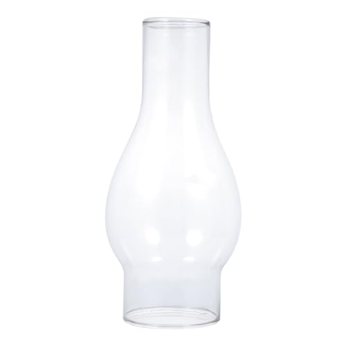 Lurrose Retro Zylinder Lampenglas Schirm Petroschirm Glasschirm Öllampe Glaszylinder Lampenschirm Ersatzglas Glas Ersatzschirm Lampenabdeckung für Öllampe Petroleumlampe Tischampe 16, 5x5x5cm von Lurrose