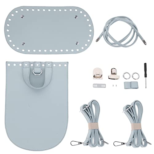 Lurrose Rucksack-Set Handgefertigt Freizeittasche Rattan-webmaterial Waschbar Schultertasche Zubehör-Set von Lurrose