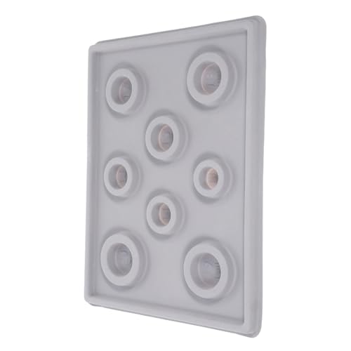 Lurrose Schmuckdesign -Teller Perlenorganisator Für Die Schmuckherstellung Perlenbretter Für Armbänder Einfädelbrett Perlenplatten Für Die Schmuckherstellung Perlenmatte Harz Grau Lurrose Schmuckdesign -Teller Perlenorganisator Für Die Schmuckherstellung Perlenbretter Für Armbänder Einfädelbrett Perlenplatten Für Die Schmuckherstellung Perlenmatte Harz Grau von Lurrose