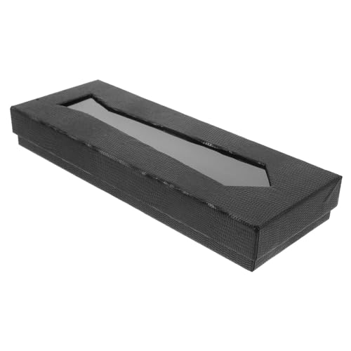Lurrose Schwarze Schlangenhaut Krawattenbox Business Tie Case mit Multifunktionalem Organizer für Krawatten Einstecktücher und Accessoires Robuste Papierboard Aufbewahrungsbox für Herren Lurrose Schwarze Schlangenhaut Krawattenbox Business Tie Case mit Multifunktionalem Organizer für Krawatten Einstecktücher und Accessoires Robuste Papierboard Aufbewahrungsbox für Herren von Lurrose