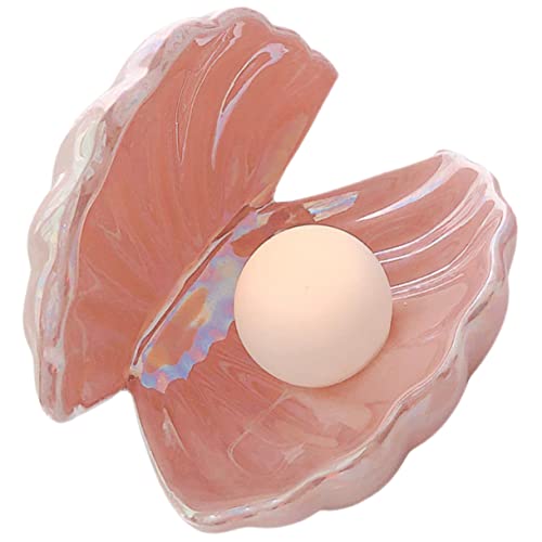 Lurrose Shell-Lampe ästhetisch Schnecke Dekoration Muschelschale mit Perlmuttlicht Perle Muschel Nachtlicht Meerjungfrau LED-Licht Ambientelampe Muschellichter Keramik Rosa Lurrose Shell-Lampe ästhetisch Schnecke Dekoration Muschelschale mit Perlmuttlicht Perle Muschel Nachtlicht Meerjungfrau LED-Licht Ambientelampe Muschellichter Keramik Rosa von Lurrose