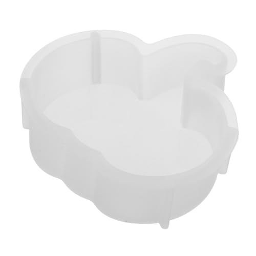 Lurrose Silikon Gießform Kürbis Halloween DIY Kerzenform für Handgemachte Kerzen Fondant Kuchen Schokolade Seife Candy Weiß Hitzebeständig Vielseitig Festliche Dekoration von Lurrose